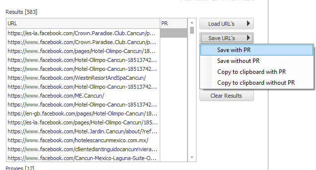 herramienta SEO footprints