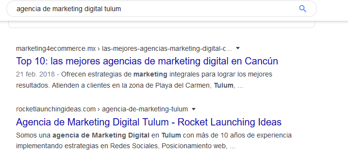 resultado estrategia SEO nacional