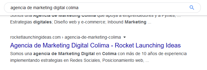 resultado estrategia SEO nacional