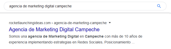 resultado estrategia SEO nacional