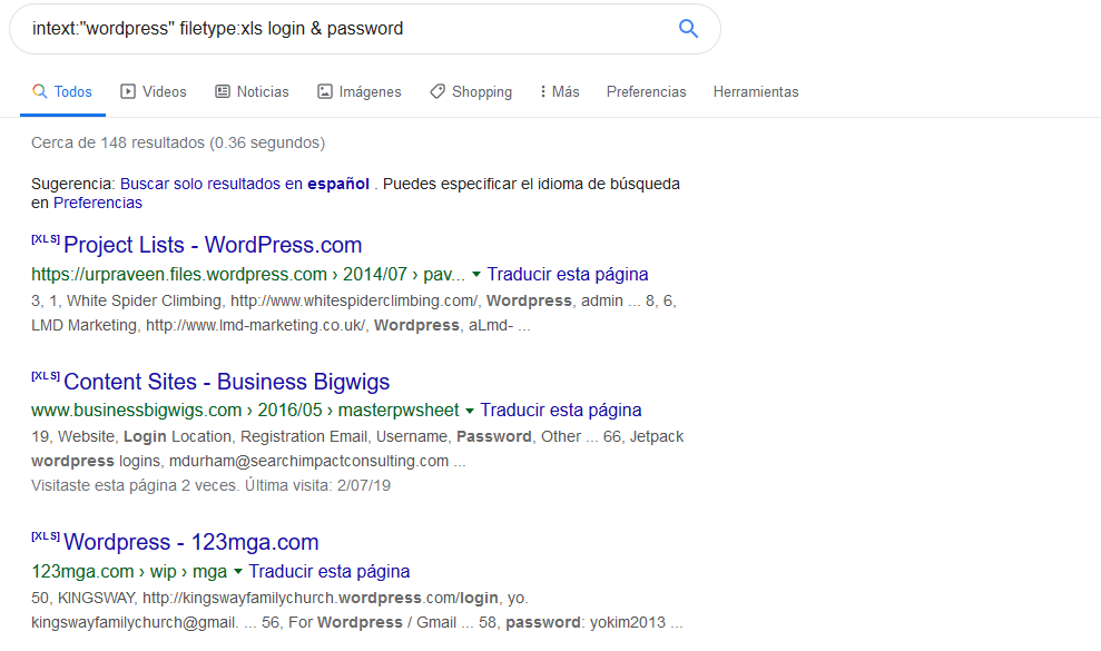Seguridad en wordpress