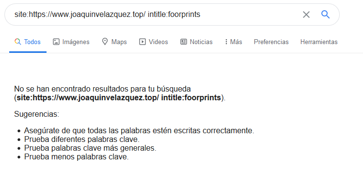 foorprint SEO intitle