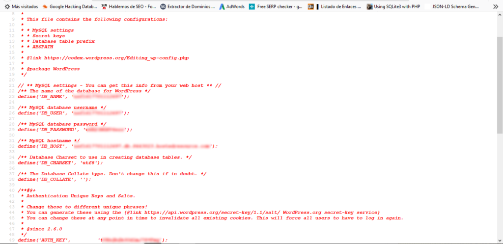 hackenando wordpress