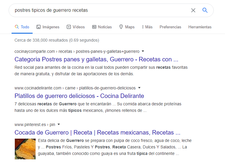 postres tipicos de guerrero recetas