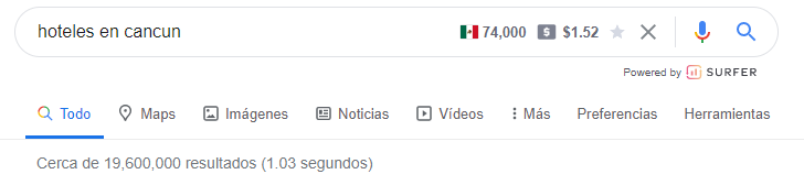 analizando hoteles en cancun