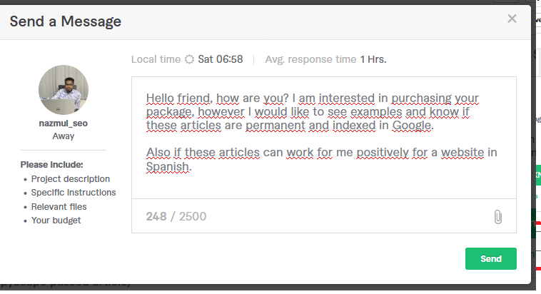 comprando seo backlinks en fiverr