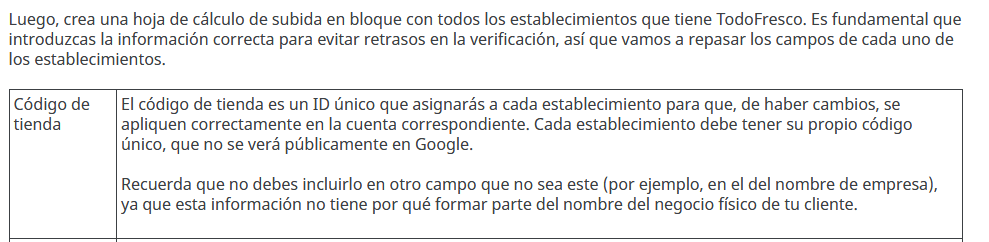 Cada dirección de Google My Business tiene un identificador unico que permite aplicar cambios a la ficha adecuada