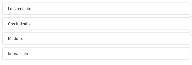 Tomás todavía no ha lanzado su aplicación y quiere saber cómo es el ciclo de vida habitual de una