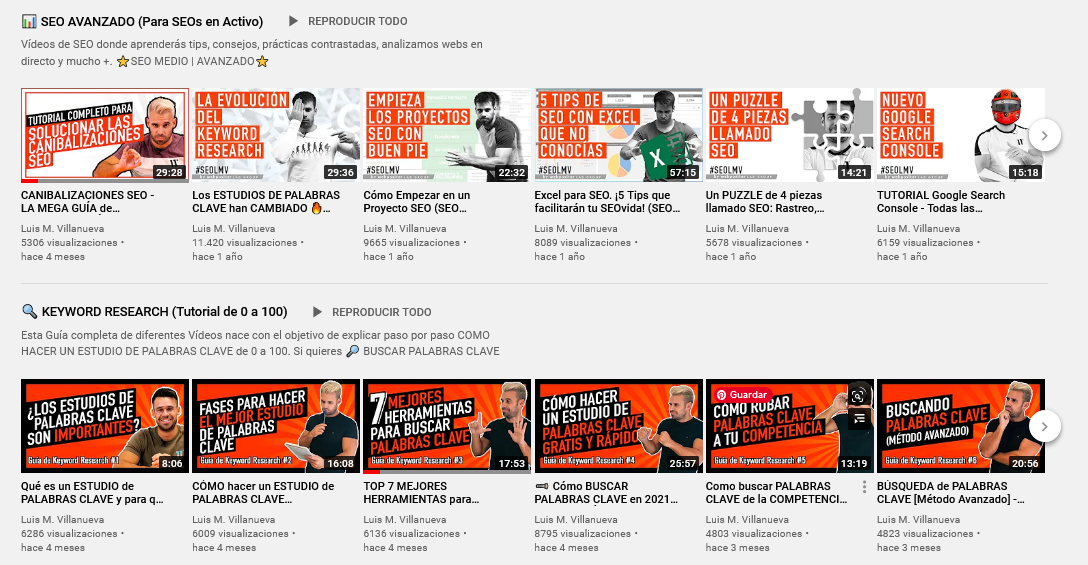 curso de seo para principiantes por luis m villanueva