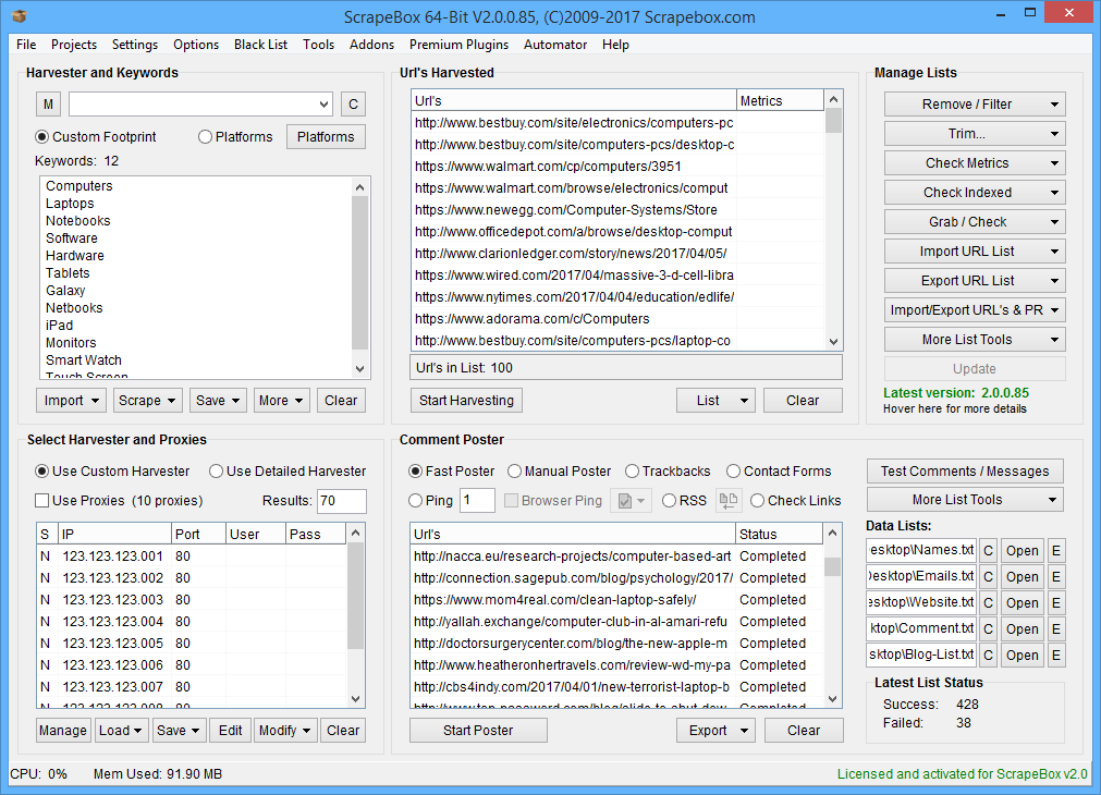 programas para hacer comentarios spam
