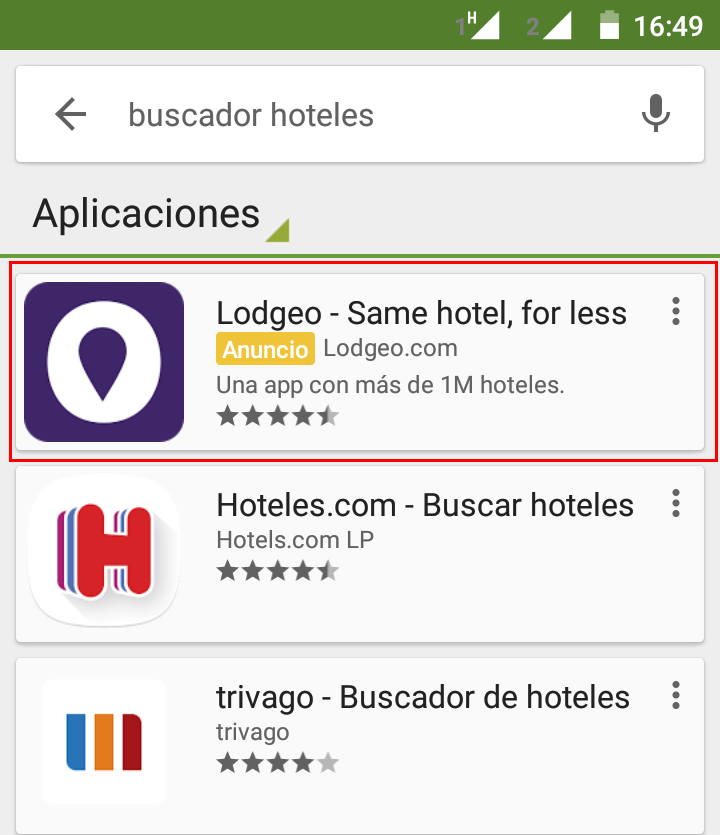 anuncios de aplicaciones google ads