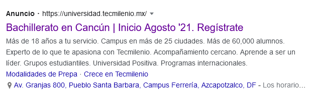 anuncios red de busqueda de google