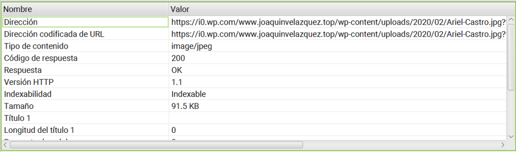 ventana inferior imagenes