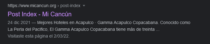 como indexar un enlace