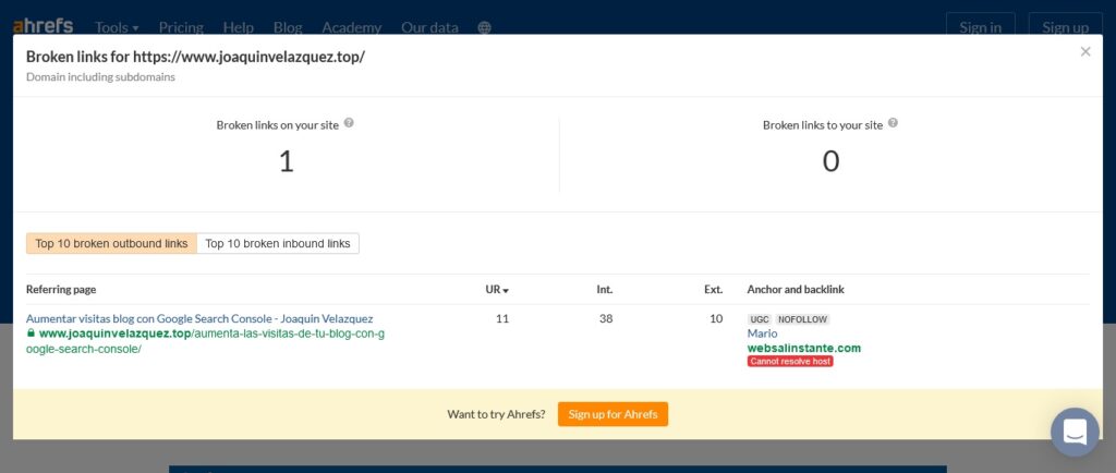 Backlinks Checkers free