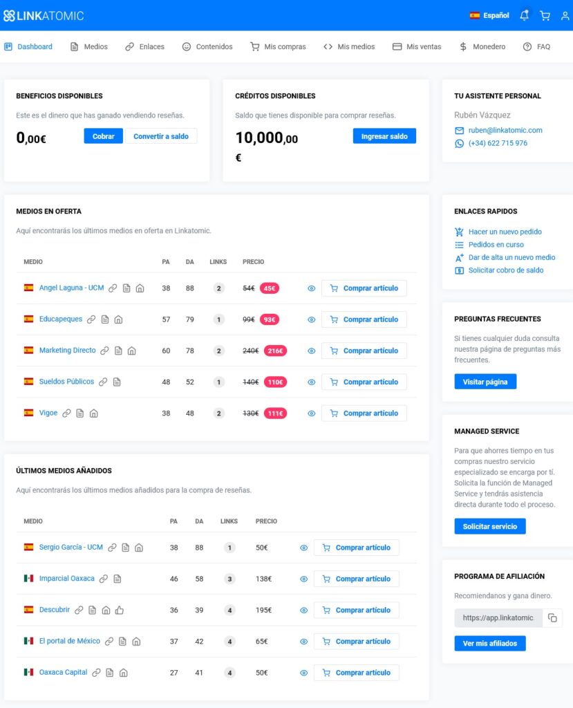 compra de enlaces linkatomik