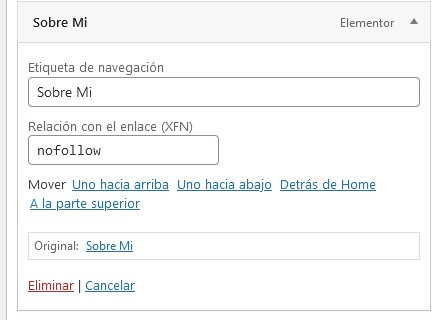 como poner enlaces nofollow en wordpress