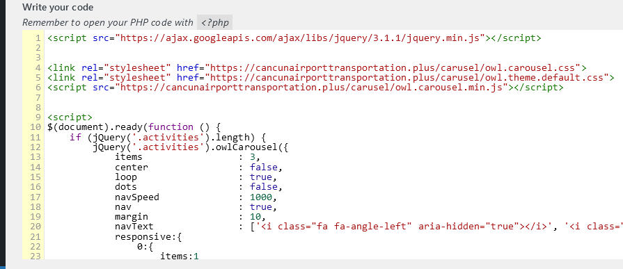 Plugin PHP Code For Posts