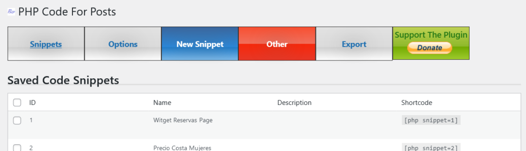 Plugin PHP Code For Posts