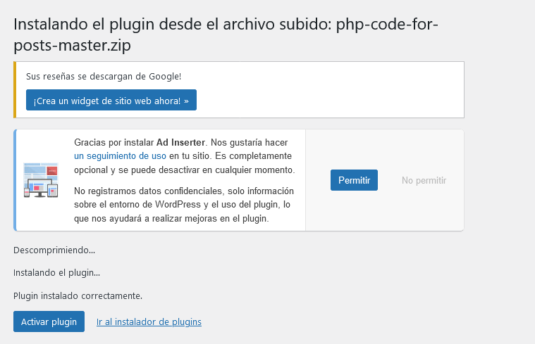 Plugin PHP Code For Posts