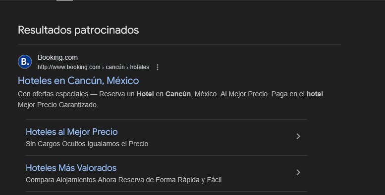 resultados patrocinados