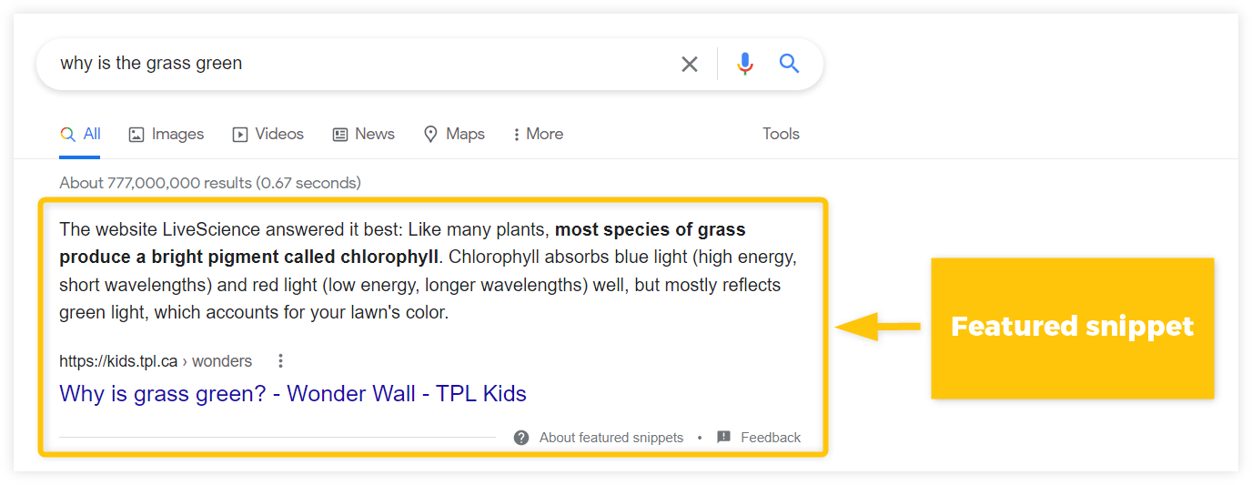 Featured Snippet