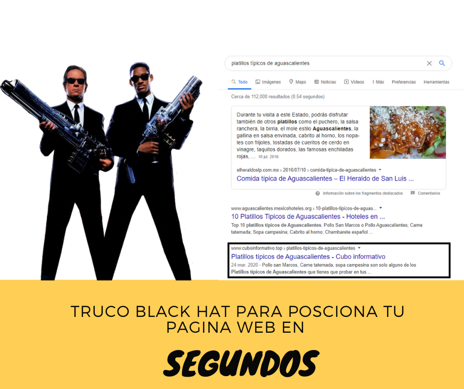 tecnica black hat para posicionamiento web