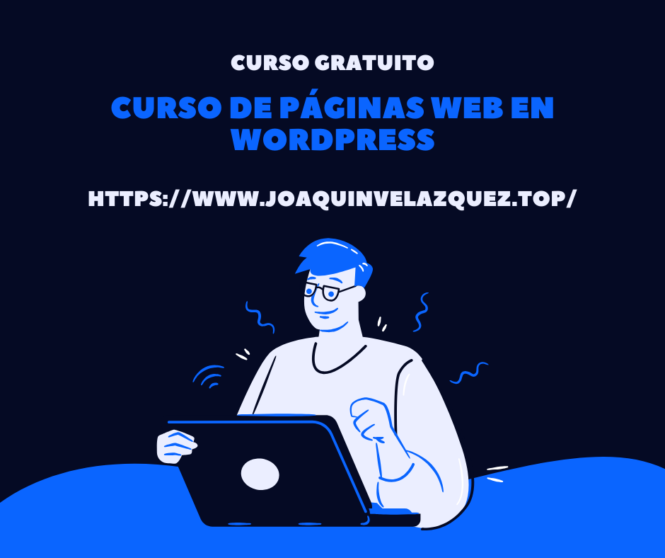 curso de páginas web en wordpress