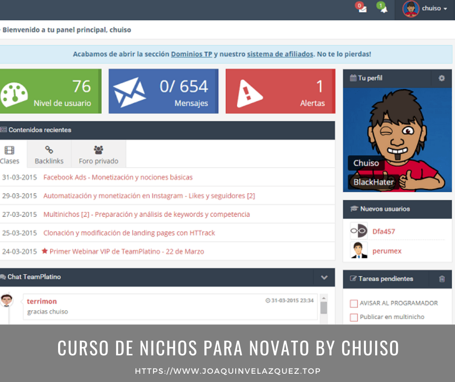 Curso de nichos para novato By Chuiso