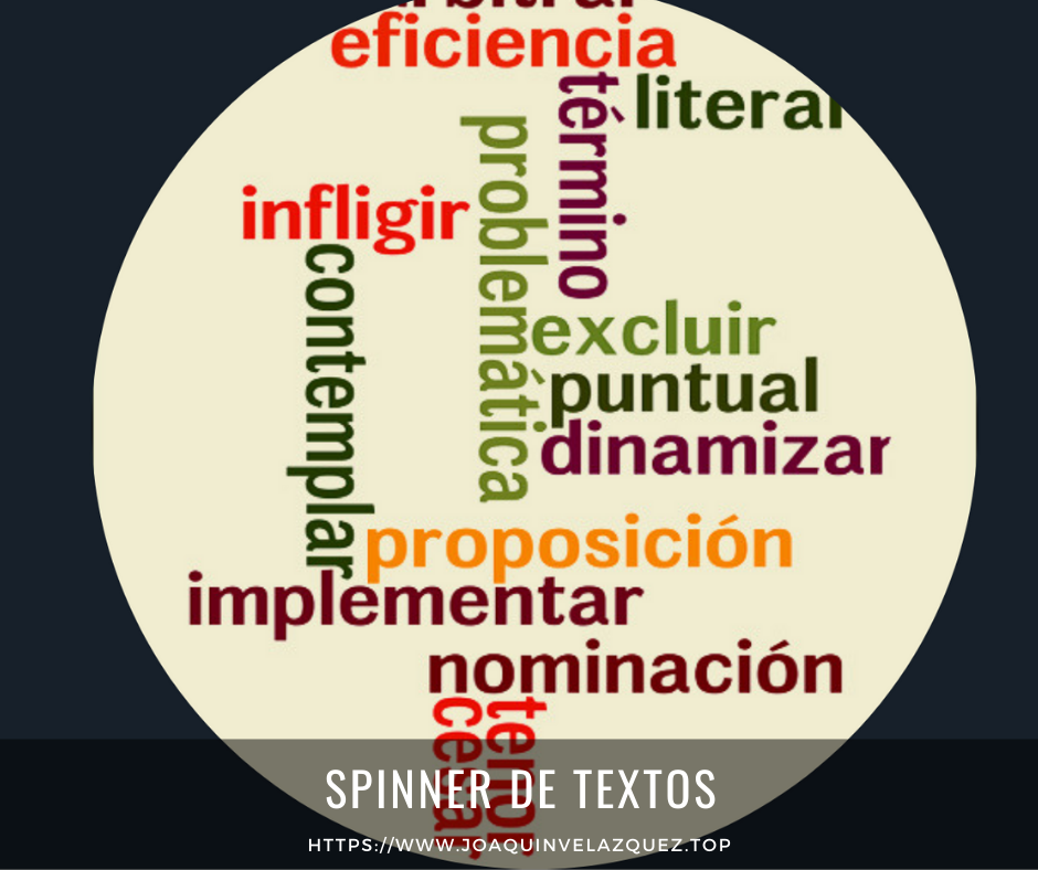 spinner de textos online