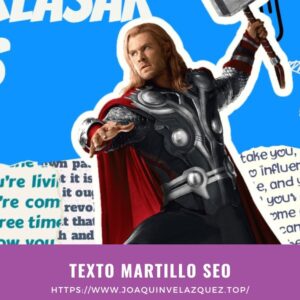 texto martillo SEO