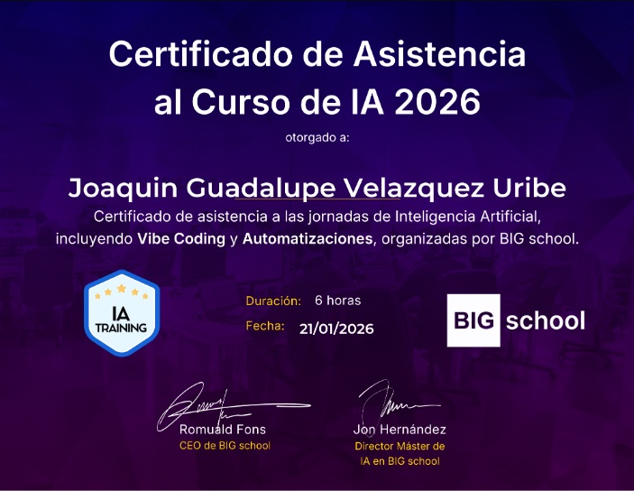 Certificado IA 2026 Vibe Coding