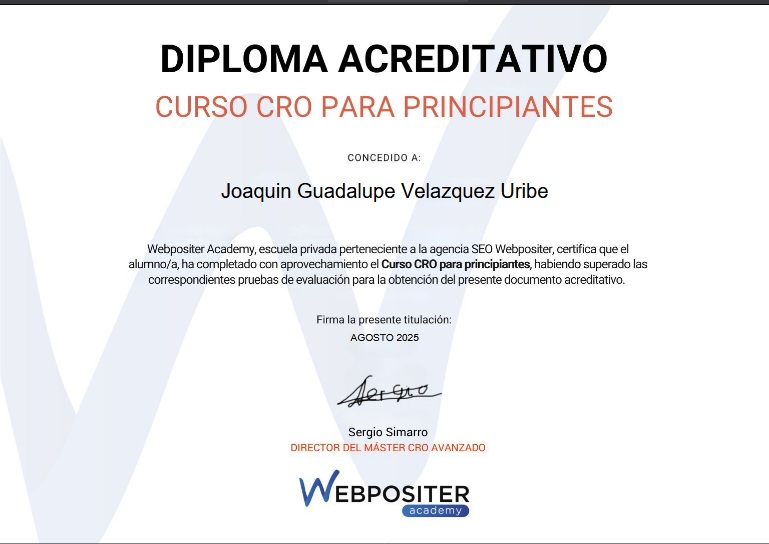 Webpositer CRO