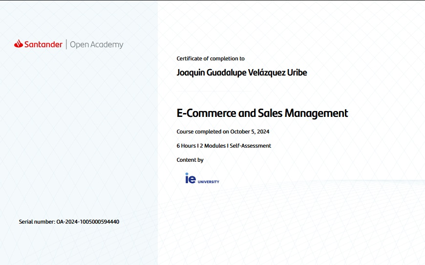 E-commerce Santander IE