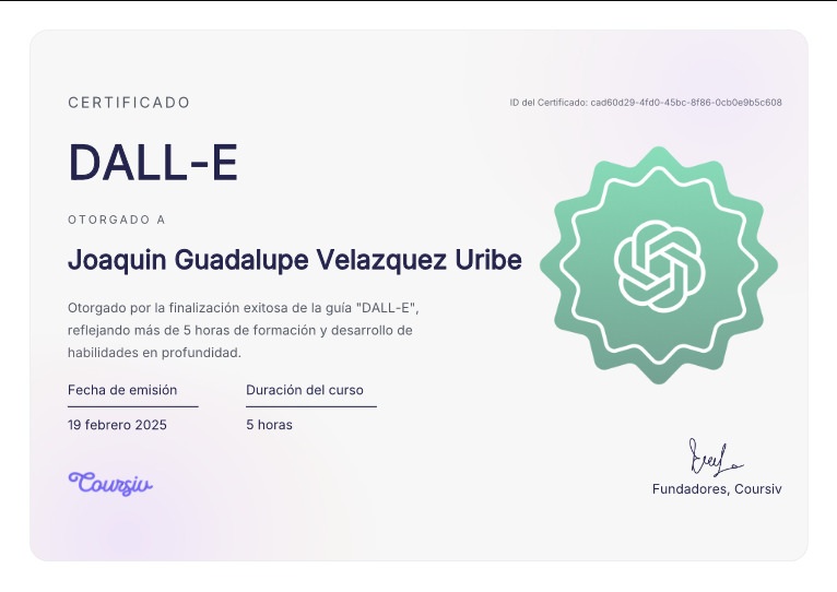 Certificado DALL-E