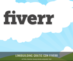 Linkbuilding GRATIS con Fiverr