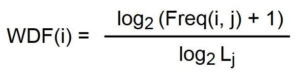 Si descomponemos esta fórmula del WDF*DF tenemos lo siguiente: 